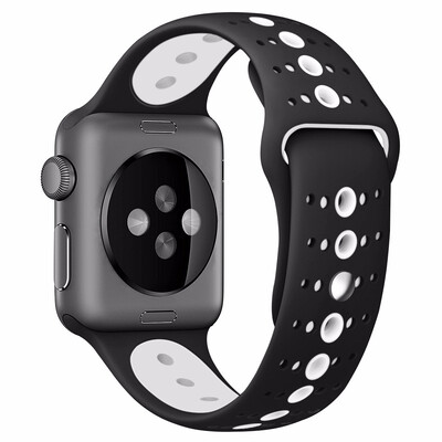 

Soft Silicone Replacement Sport Band For Apple Watch Series 123 42mm 38mm Wrist Bracelet Strap for iWatch Sportsbands