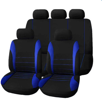 

T21620 Universal Car Seat Cover 9 Set Full Seat Covers for Crossovers Sedans