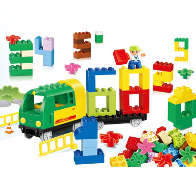 

Huimei (HUI MEI) Trolltech Learning Paradise Large Blocks Large Particles Plastic Pinyin 3-6 years old (115 pieces) with storage barrels HM139