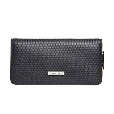 

Pkuone® Luxury Fashion Men Long Business Genuine Leather Clutch Wallet Credit Cards Holder Pockets Purse Black Brown Wallets