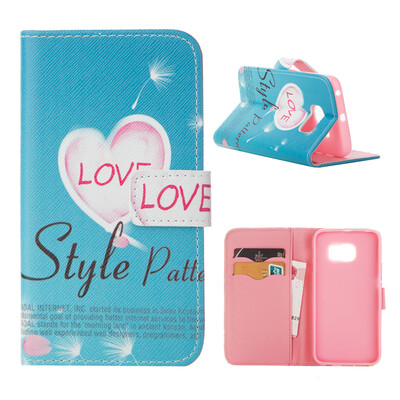

MOONCASE ЧЕХОЛ ДЛЯ Samsung Galaxy S6 Edge Flip PU Leather Fold Wallet Card Slot Kickstand Back [Pattern series] /a11