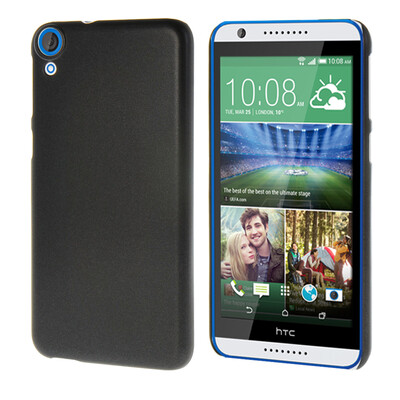 

MOONCASE Matte Hard Rubber Shell Back Protective Rubberized Case Cover for HTC Desire 820 Black