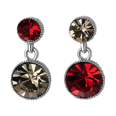 

Yoursfs Cubic Zirconia Crystal Stud Earrings Womens Fashion Jewelry