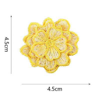 

Sunbling 3d flower patch sew on embroidered jeans clothes brand small applique patches