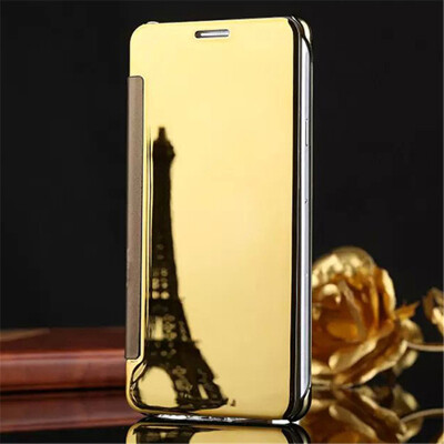 

Xiaomi Redmi Note 5A Luxury Mirror View Mirror PU Cover Flip Smart Clear Window Phone Case