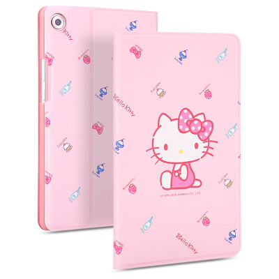 

Hello Kitty Huawei M5 Cover 84-inch Tablet Case Cartoon Drop-proof Stand Holster Dessert Katie