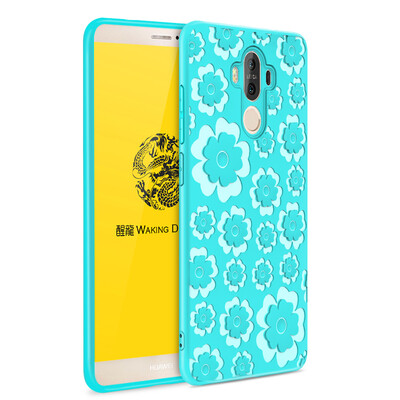 

Goowiiz Fashion Phone Case For Huawei Mate 9 3D Relief Flower Ultrathin Soft TPU Full Protection