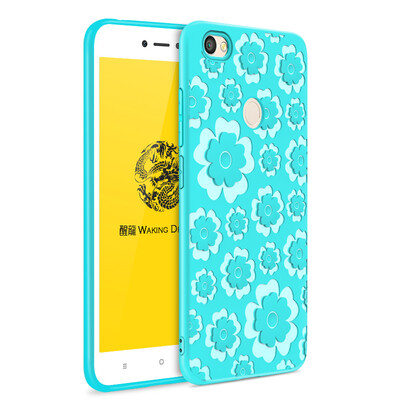 

Goowiiz Fashion Phone Case For Xiaomi Redmi Note 5ANote 5A Pro 3D Relief Flower Ultrathin Soft TPU Full Protection