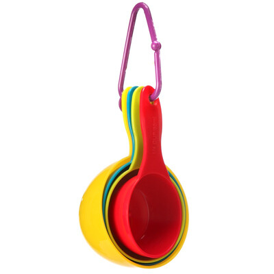 

【Jingdong Supermarket】 Germany Fakerman Fackelmann Baking Tools 4 pieces of color cup measuring cup 5208381