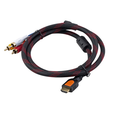 

5ft HDMI Male to RCA Video Audio AV Cable Adapter for PS3 PS4 Xbox One Wii