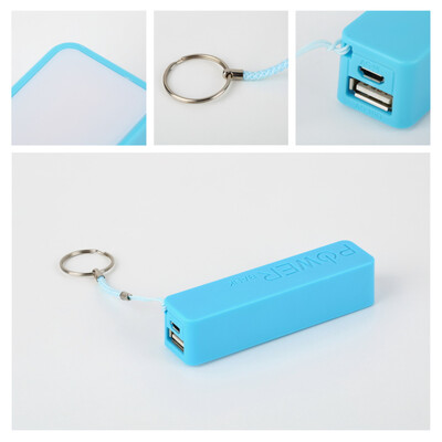 

2600mAh Power Bank Внешняя батарея USB зарядное устройство для iPhone HTC Samsung Blue