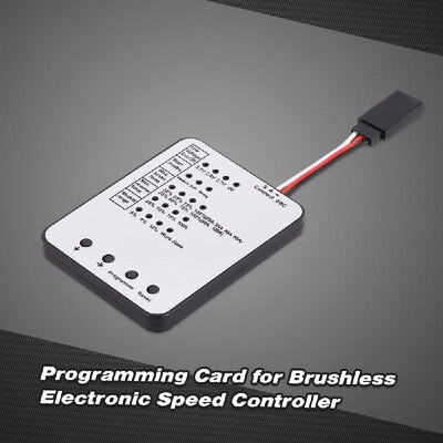 

Programming Card for RC Car ESC Brushless Electronic Speed Controller UK DT N8K5