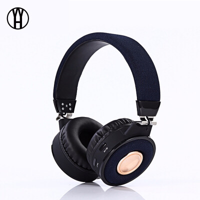 

WH BT018 Bluetooth Head-mounted headset music sport stereo retractable USB wireless headphone for xiaomi huawei samsung iphone