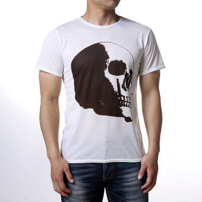 

Mens Printing Death Skull Short Sleeve T-shirt