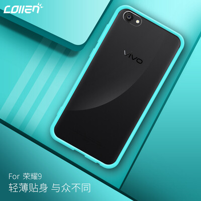 

Collen vivo x9x9s Mobile Shell Cover 9S Anti-drop Full Soft&Hard Crystal Clear Blue