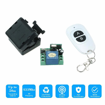 

433MHz DC12V 1CH RF Wireless Remote Control Switch 5PCS RF 433MHz Transmitter Remote Controls For Household Appliances Electroni