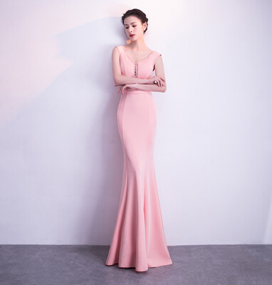 

Elegant halter long evening dress Mermaid Long Dress