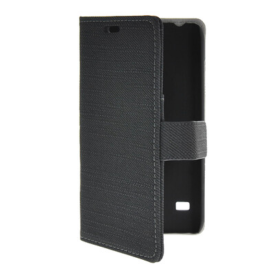 

MOONCASE Slim Leather Side Flip Wallet Card Slot Pouch with Kickstand Shell Back чехол для Huawei Ascend Y550 Sapphire