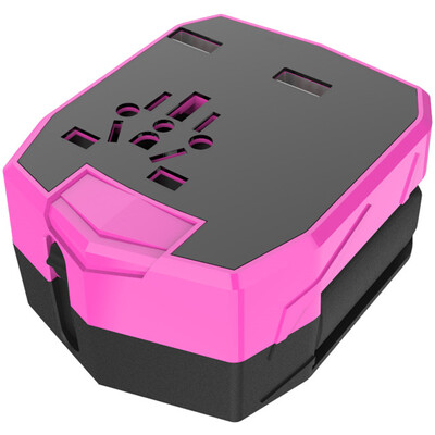 

Elegance Multi-functional travel charger with car charger2xUSB charger&different countries adapter American plug European plug Aus plug UK plug