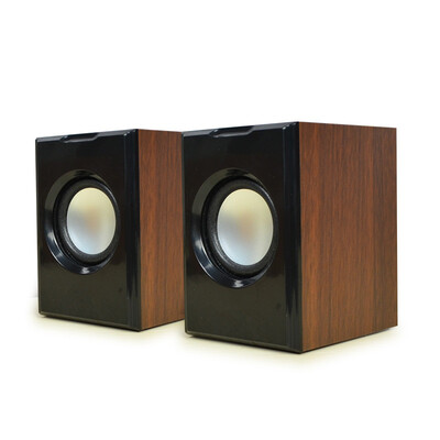 

M-85 Wood USB Mini Paired Box Creative Mini Subwoofer Wired Stereo Small ComputerComputerPhone Dual Speaker With USB 20 35 mm