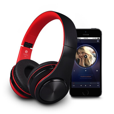 

High sensitive noise cancelling&high definition stereo wireless or wired head mounted sport bluetooth earphone 32 BG TF card
