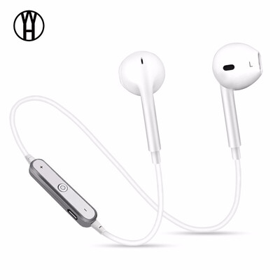 

WH S6 спорт Bluetooth наушники Мини-стерео новый умный Earbuds музыка Наушники 4.1 с микрофоном для телефона Samsung