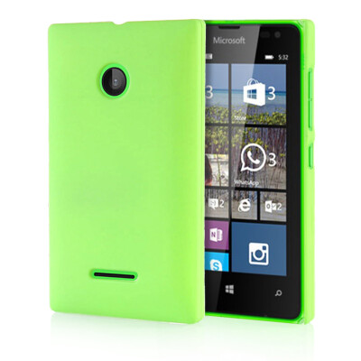 

MOONCASE Hard Rubberized Rubber Coating Devise Back Case Cover for Nokia Lumia 532 Green