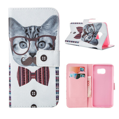 

MOONCASE Case for Samsung Galaxy Note 5 Flip PU Leather Fold Wallet Card Slot Kickstand Back Case Cover [Pattern series] /a10