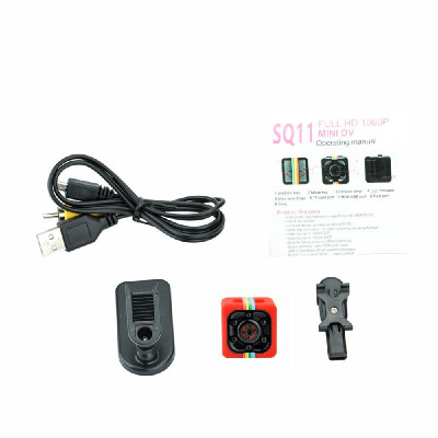 

SQ11 1080P Sport DV Mini Infrared Night Vision Monitor Concealed Camera Car DV Digital Video Recorder