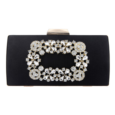 

Fawziya Flower Crystal Clutch For Women Large Evening Bags For Women Formal