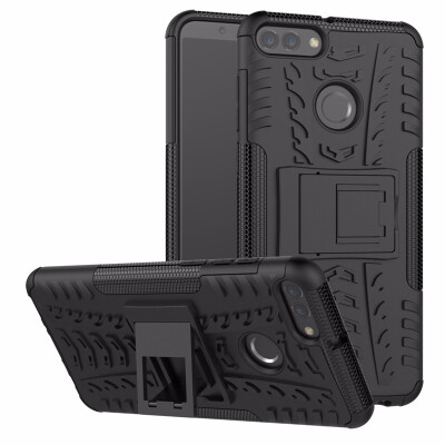 

Goowiiz Phone Case For Huawei Honor 7CEnjoy 8Nova 2 LiteY7 2018 Armor Tire Texture Rugged Protection PCTPU