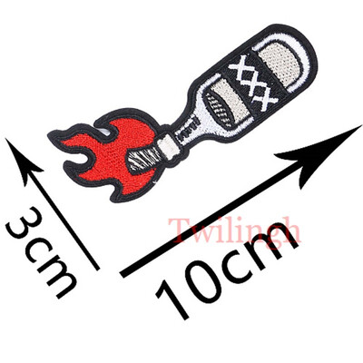 

1 pcslot Brand Embroidered Patches Letter Cartoon Color Sequin Patch Iron On Fabric Badge Sew On Clothes Appliques DIY Stickers