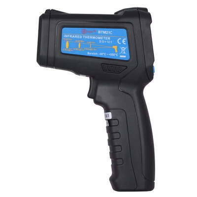 

BSIDE BTM21C Infrared Laser Thermometer Color LCD Double Row Display Handhold Test Device