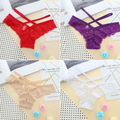 

Lbellagiovanna 4 pack girls ultra-thin lace thong Panties female G-strigs seamless Underwear intimate sexy bragas XXS-M underpant