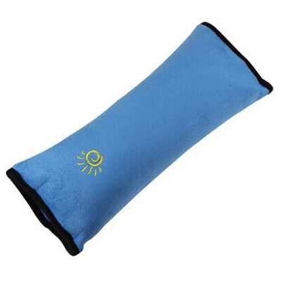 

40000 km child car seat belt shoulder car with children soft deerskin car accessories blue SWY4015