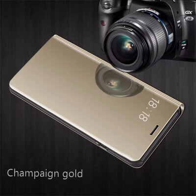 

Samsung Galaxy J2 Pro 2018 роскошь слим зеркало Flip Shell стоять 2018 кожаные смарт - ясно, окна покрытия телефон дело
