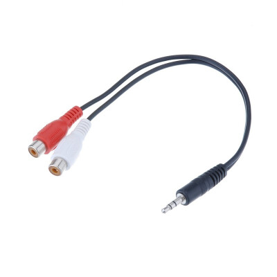 

35mm 18 Stereo Male Mini Plug to 2 Female RCA Jack Adapter Audio Y Cable