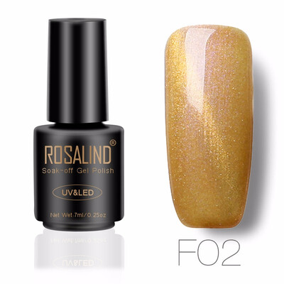

ROSALIND Gel 1S 7ML 3D Cat&39S Eyes Magnetic NEON Nail Polish Rainbow UV LED Nail Gel Polish with Shining Colorful Gel Lacquer