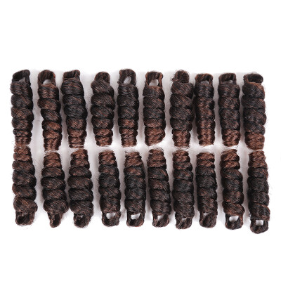 

Golden Beauty 8inch Spring Twist Synthetic Braiding Hair pieces Crochet Hair Extensions Crochet Braids 20strandspack