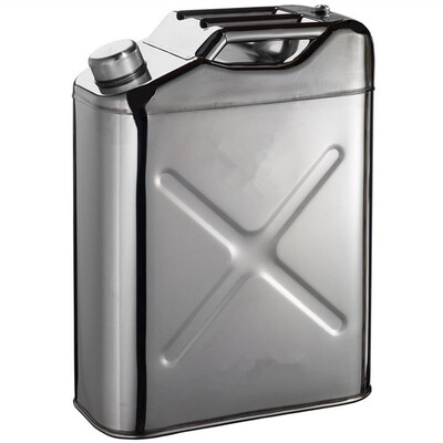 

Stainless Steel Water Can Jerry Can 5 Gallon 20 L Portable