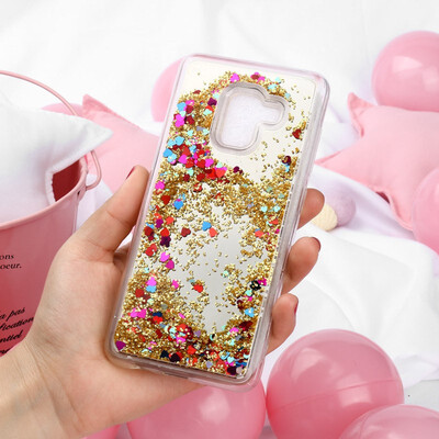 

Akabeila Cover for Samsung Galaxy A5 2018 Case Soft Mirror Dynamic Glitter Phone Protector Cover Shell A530F A530FDS