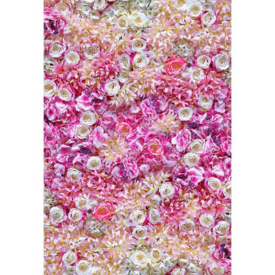 

Lots of Pink Roses Photo Backdrop 57FT Vinyl Fabric Cloth Digital Printing Photo Background -3170