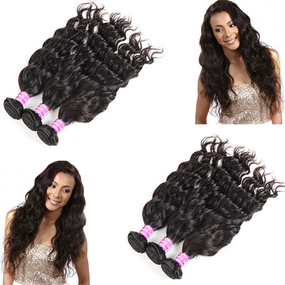 

Glary Peruvian Human Hair Cheap Natural Wave Hair 8A 100 Unprocessed Virgin Hair Weaves 3 Bundles Natural Black Color