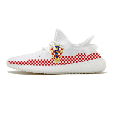 

Fashion casual running shoes 2018 World Cup Croatian men&women casual shoes custom shoes casual shoes