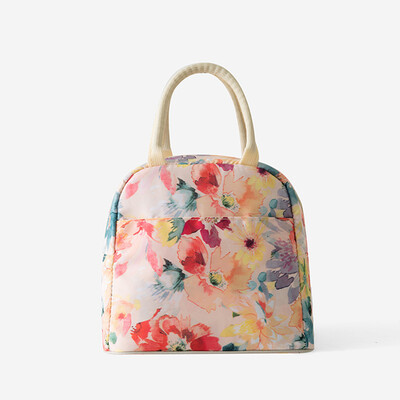 

Shouyou new waterproof portable insulation lunch box bag insulation bag lunch bag thickening with rice bag JD-SN-35 Flower Spring