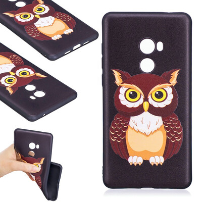 

BEFOSPEY Painting Relief Protective Soft TPU Case For Xiaomi Mi Mix 2599"2017