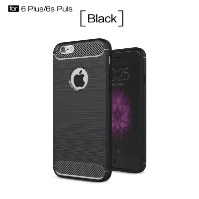 

Goowiiz Phone Case For Iphone 66s6 Plus6s Plus Fashion Slim Carbon Fiber TPU Soft Silicone Prevent falling