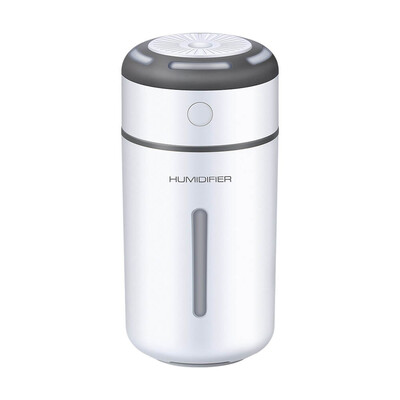 

TOMNEW 230ML Cool Mist Humidifier USB Mini Portable Ultrasonic Air Diffuser Purifier with LED Night Light for Home Office or Car