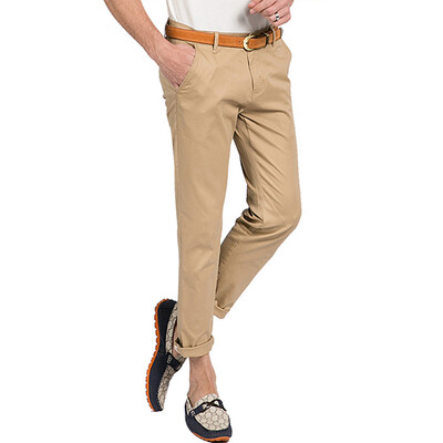 

(MSEK) XK3157 мужской случайные брюки мужская корейская версия Slim casual брюки девять штанов брюки мужская открытка 29