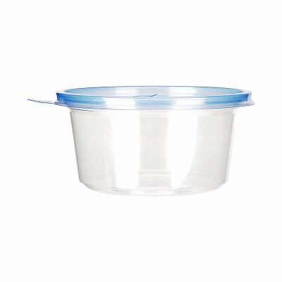 

OTOR Salad Bowl with Lid Take Away Food Container Clear Plastic Bowl Box for Fast Food Bento Microwaveable 120mm 100pcs